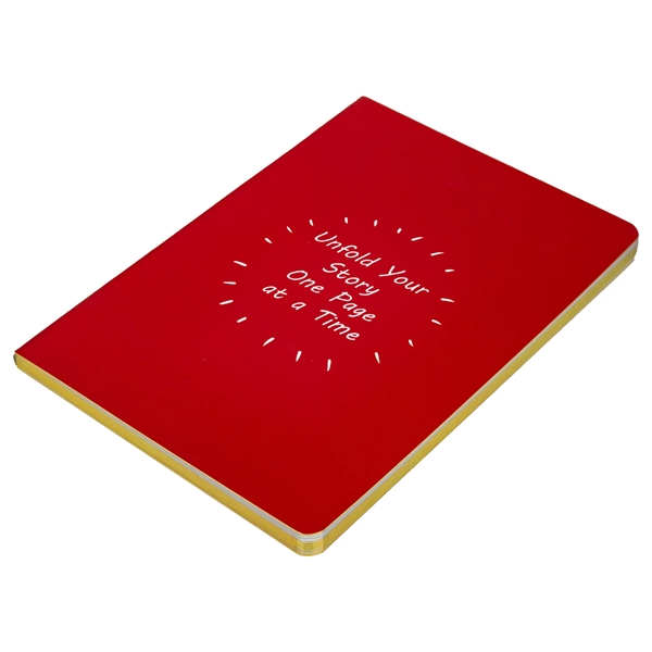 5" x 7" notebook with 80 sheets/160 pages of gold-edged paper... from ASI 57653 Gold Bond
