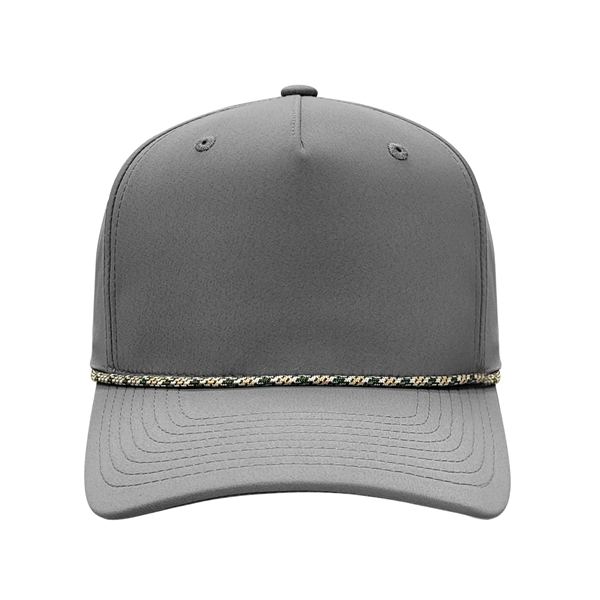 6 Panel Structured Mid Crown Delta Fabric with Moisture Wick Sweatband... from ASI 43456 CF Headwear / CF Headwear
