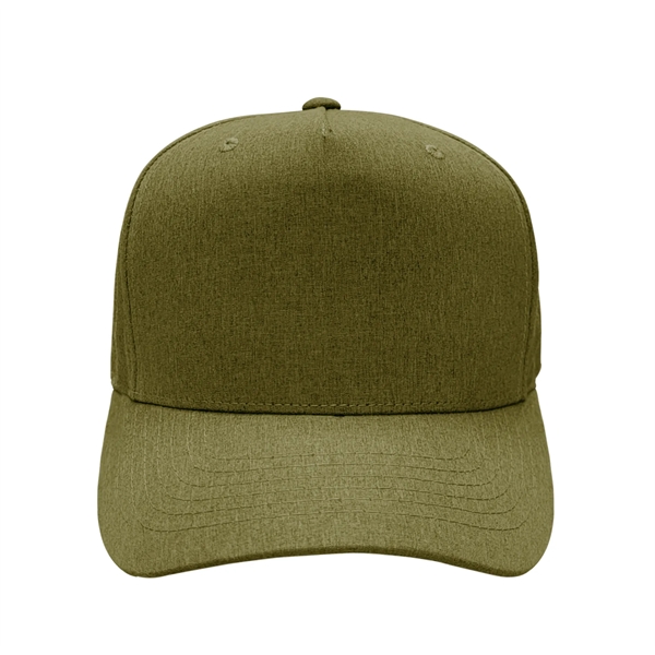 6 Panel Structured Mid Crown Delta Fabric with Moisture Wick Sweatband... from ASI 43456 CF Headwear / CF Headwear