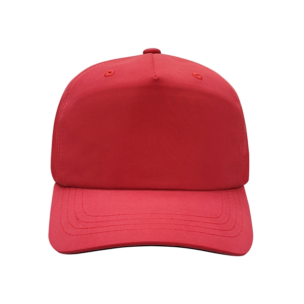 5 Panel soft structured w/Stayfront with Plastic Snap Closure.... from ASI 43456 CF Headwear / CF Headwear