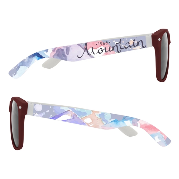 Malibu sunglasses with UV400 lenses and 4-color process imprint on both... from ASI 61125 Hit Promotional Products / Hit®