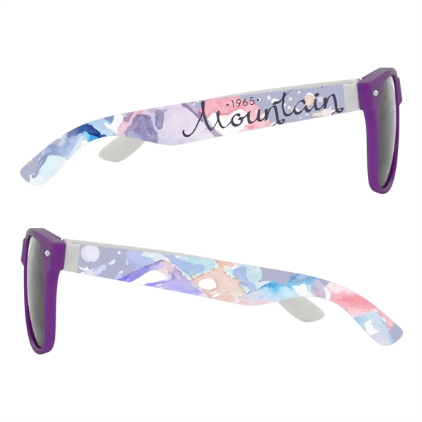 Malibu sunglasses with UV400 lenses and 4-color process imprint on both... from ASI 61125 Hit Promotional Products / Hit®