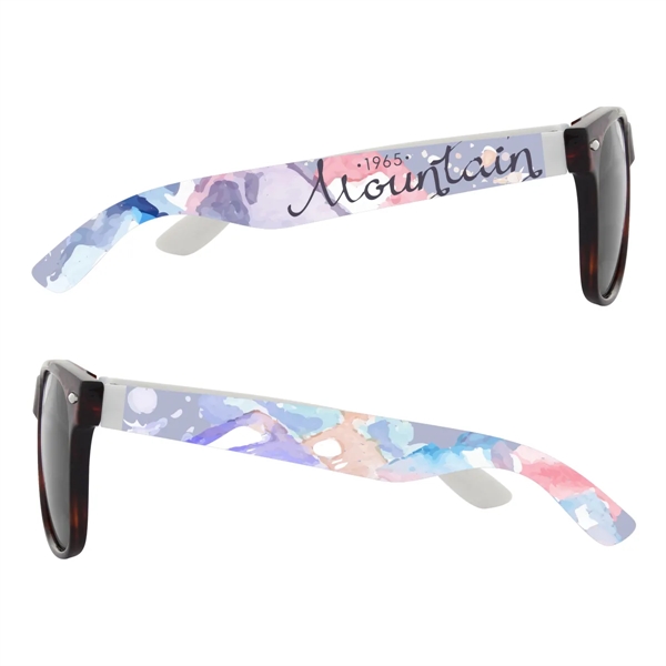 Malibu sunglasses with UV400 lenses and 4-color process imprint on both... from ASI 61125 Hit Promotional Products / Hit®