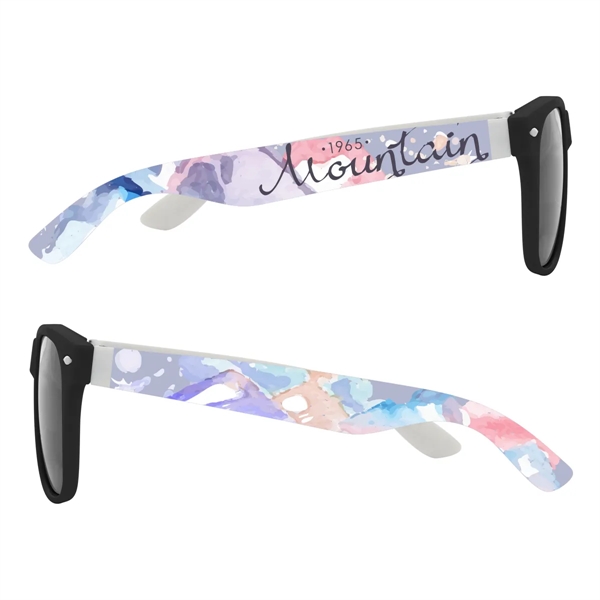 Malibu sunglasses with UV400 lenses and 4-color process imprint on both... from ASI 61125 Hit Promotional Products / Hit®