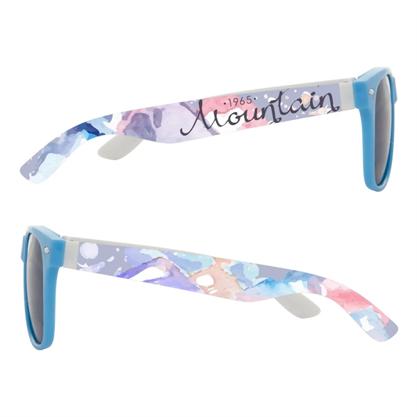 Malibu sunglasses with UV400 lenses and 4-color process imprint on both... from ASI 61125 Hit Promotional Products / Hit®