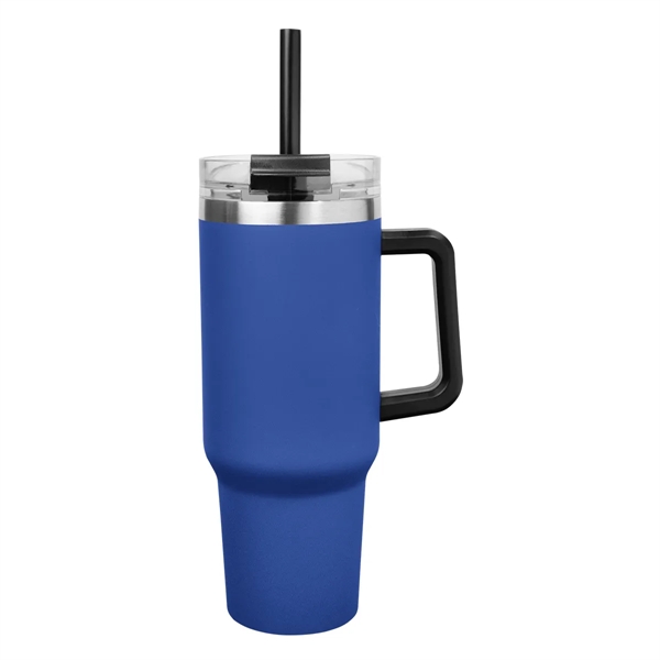 40 oz. stainless steel insulated tumbler with lid and straw.... from ASI 61125 Hit Promotional Products / Hit®