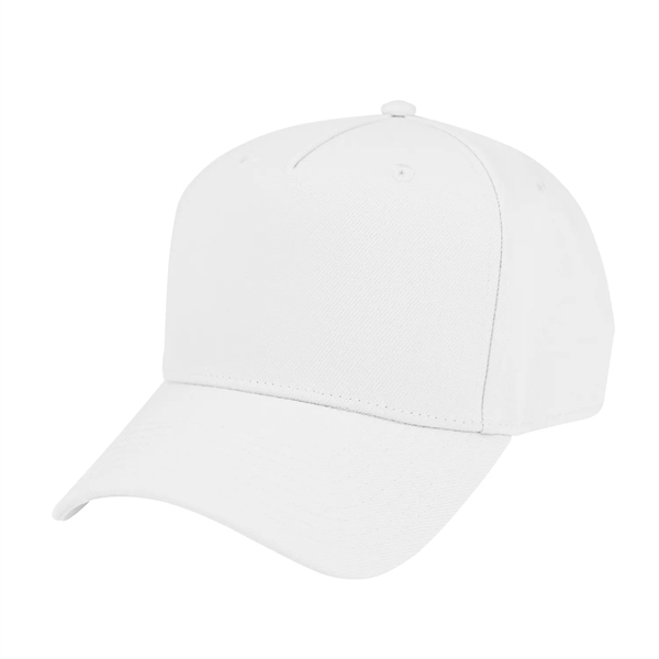 Cap with a five-panel design, low profile, structured crown, pre-curved visor... from ASI 61125 Hit Promotional Products / Hit®