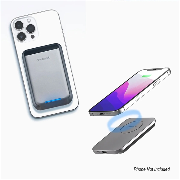 5,000mAh PhoneSuit® Elite Mag MagSafe® Wireless Portable ...... from ASI 61125 Hit Promotional Products / Hit®