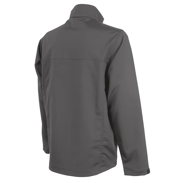 Men's Axis soft shell polyester and spandex zippered jacket.... from ASI 44620 Charles River Apparel