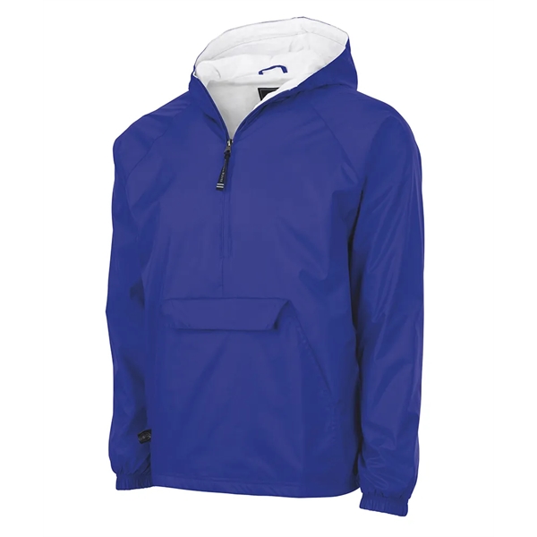 Youth classic nylon and cotton wind and water resistant pullover hooded... from ASI 44620 Charles River Apparel