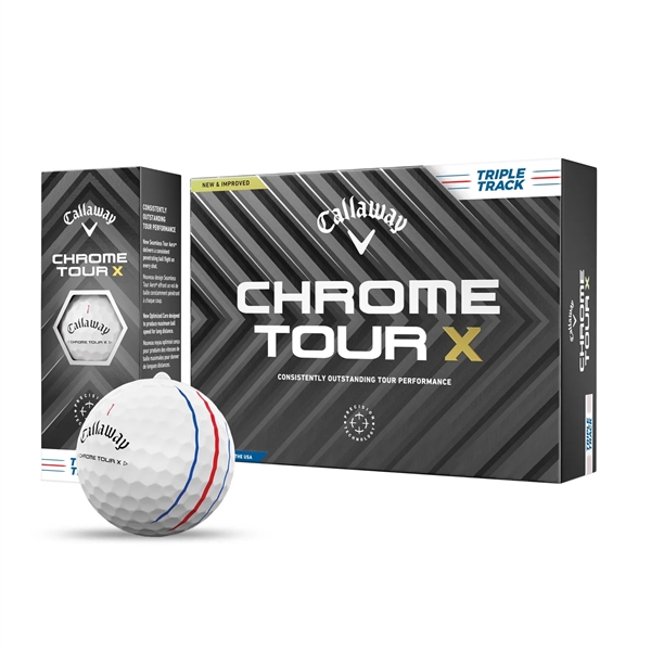 Callaway Chrome Tour X with Triple Track golf balls; each box... from ASI 38120 Ball Pro / Diversified Quality Kitchenware