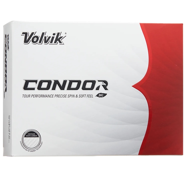 Volvik Condor golf balls; Box contains 12 white balls and includes... from ASI 38120 Ball Pro / Diversified Quality Kitchenware