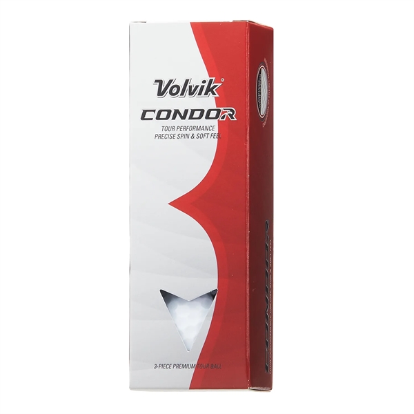 Volvik Condor golf balls; Box contains 12 white balls and includes... from ASI 38120 Ball Pro / Diversified Quality Kitchenware