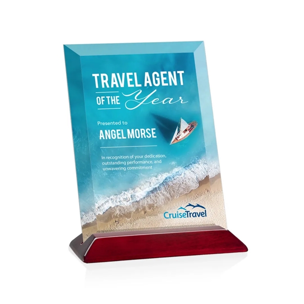 The prestigious Starfire Crystal Embassy VividPrint™ Award reflects timeless beauty with... from ASI 84592 St Regis Group / St Regis