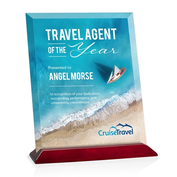 The prestigious Starfire Crystal Embassy VividPrint™ Award reflects timeless beauty with... from ASI 84592 St Regis Group / St Regis