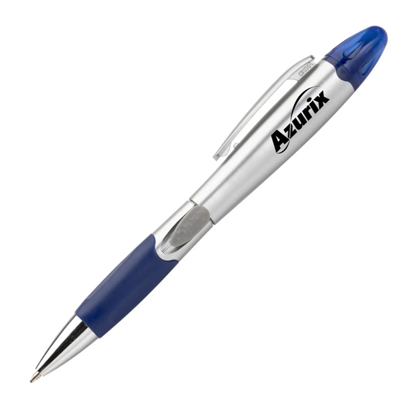 Plastic slide-action ballpoint pen and highlighter combo.... from ASI 84592 St Regis Group