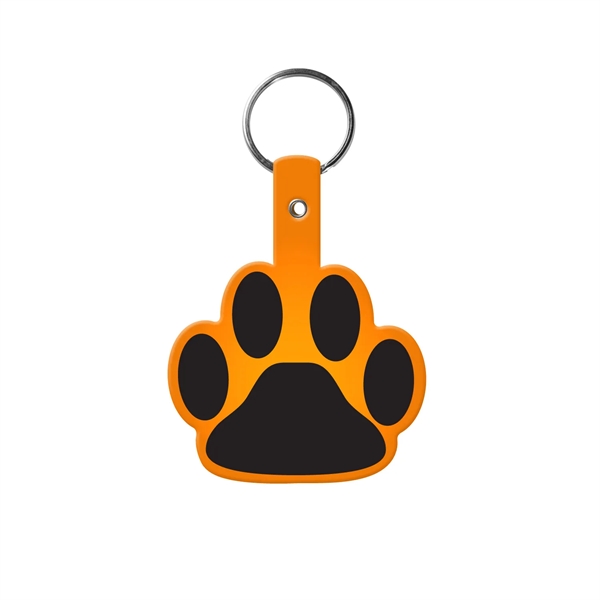 Durable Paw Shaped Key Tag, 1-7/8" H x 2-1/4" W, includes... from ASI 92980 WOV-IN® / Promopet