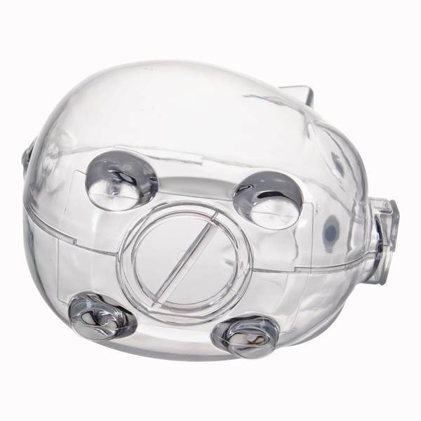 4" clear plastic piggy bank with imprint options.... from ASI 42016 Brighter Promotions Inc / Chemical Light™