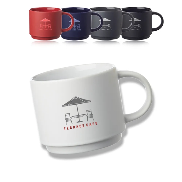 14 oz. stackable ceramic mugs.... from ASI 39552 BEL Promo