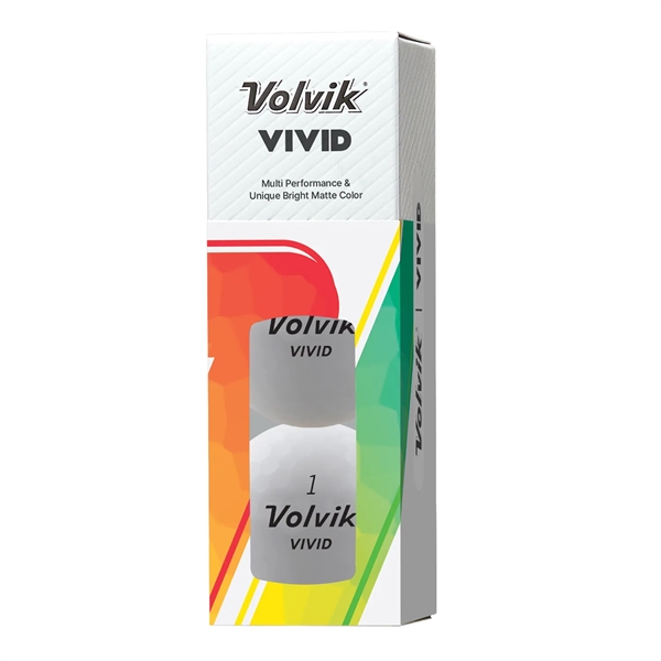 Volvik Vivid golf balls; Box contains 12 white balls and includes... from ASI 38120 Ball Pro / Diversified Quality Kitchenware
