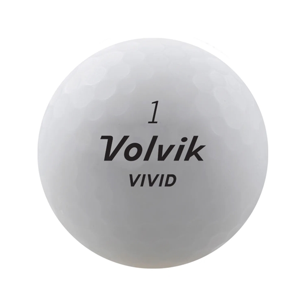 Volvik Vivid golf balls; Box contains 12 white balls and includes... from ASI 38120 Ball Pro / Diversified Quality Kitchenware