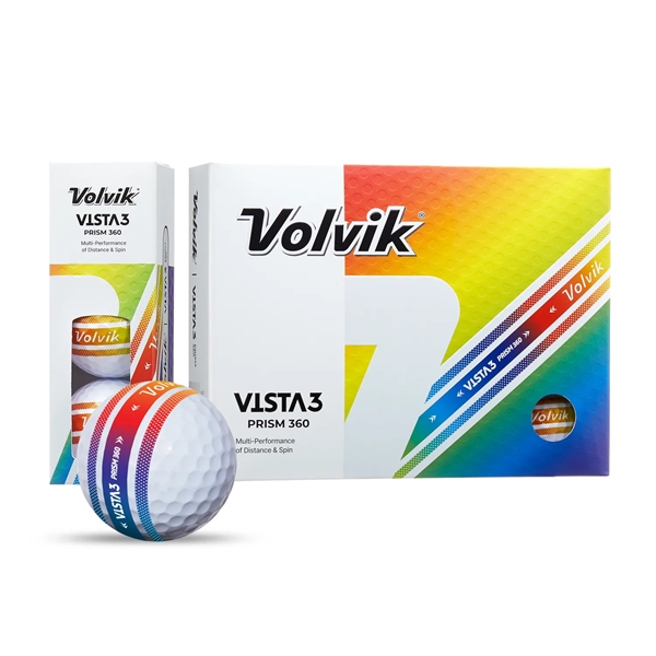 Volvik Vista 360 golf balls; Box contains 12 white balls and... from ASI 38120 Ball Pro / Diversified Quality Kitchenware