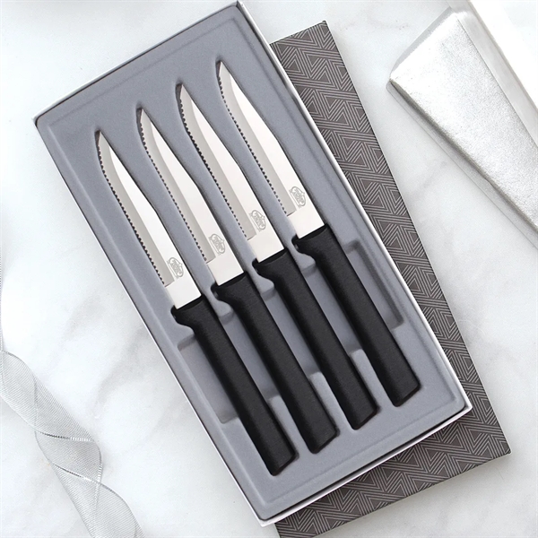Gift set, four serrated steak knives.... from ASI 35560 American Made Cutlery / American Made Cutlery