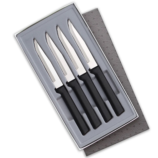 Gift set, four serrated steak knives.... from ASI 35560 American Made Cutlery / American Made Cutlery