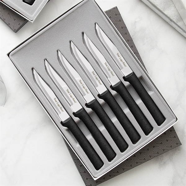 Six serrated steak knives gift set.... from ASI 35560 American Made Cutlery / American Made Cutlery