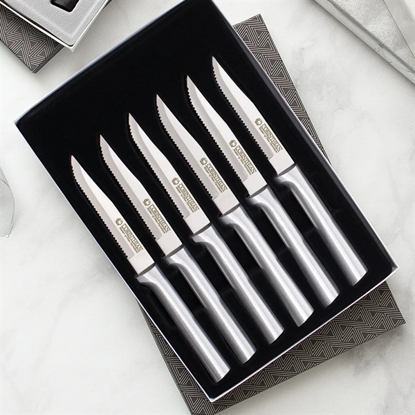 Six serrated steak knives gift set.... from ASI 35560 American Made Cutlery / American Made Cutlery
