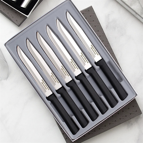 Set of six utility/steak knives gift set.... from ASI 35560 American Made Cutlery / American Made Cutlery