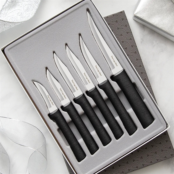 Professional quality Paring Knife set with laser engraved imprint on the... from ASI 35560 American Made Cutlery / American Made Cutlery