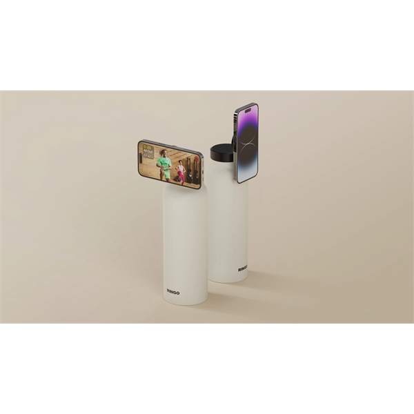 Magnetic insulated water bottle, phone stand and tripod all in one.... from ASI 38120 Ball Pro / Diversified Quality Kitchenware