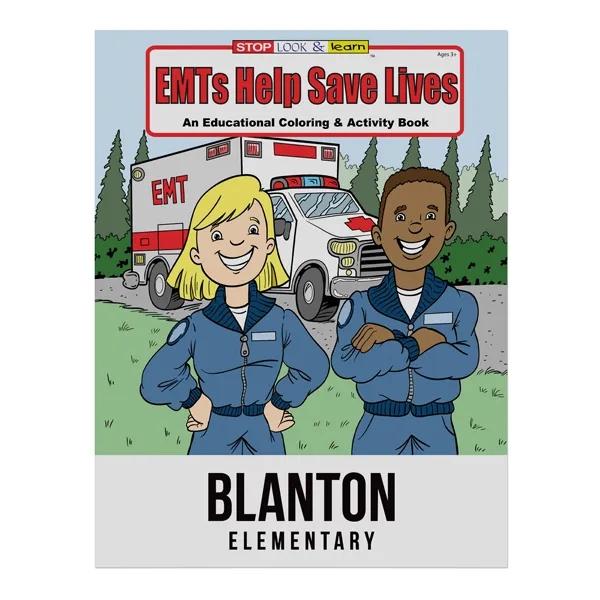 EMT's Help Save Lives coloring book with 16 pages plus the... from ASI 98360 WOWLine / WOWLine®