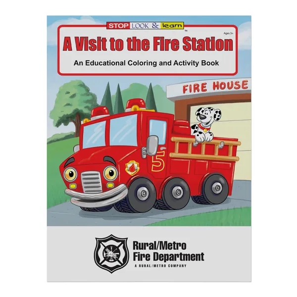 A Visit to the Fire Station coloring book with 16 pages... from ASI 98360 WOWLine / WOWLine®