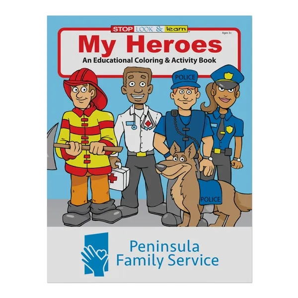 My Heroes coloring book with 16 pages plus the cover.... from ASI 98360 WOWLine / WOWLine®