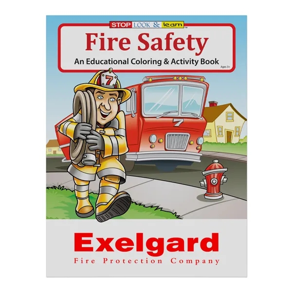 Fire safety coloring book with 16 pages plus cover.... from ASI 98360 WOWLine / WOWLine®