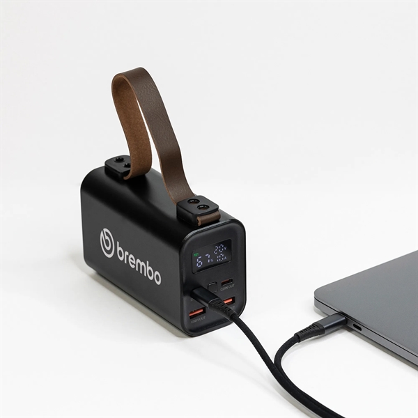 A 27,000 mAh Power Bank with a built in spotlight and... from ASI 91435 Tomax USA / Tomax