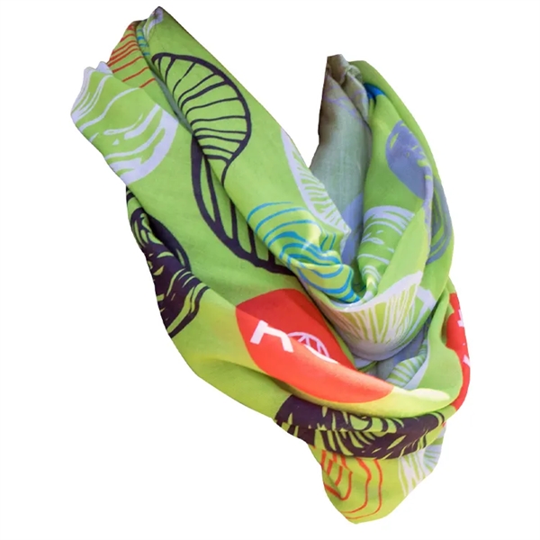Scarf includes edge to edge full color printing, made of polyester... from ASI 67557 LimeLight Ent / Limelight USA
