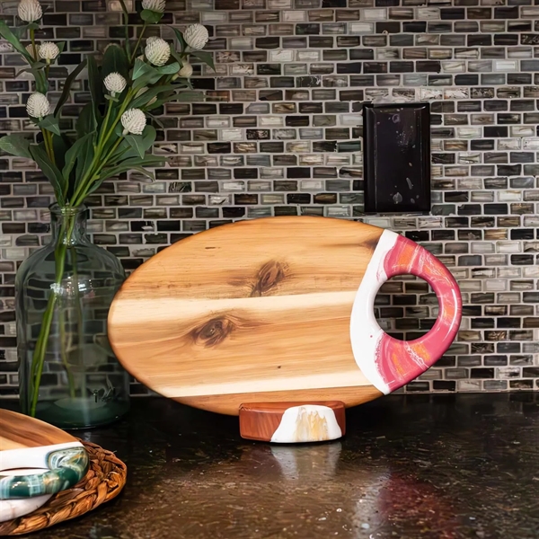 Made from Acacia Hardwood, each piece is unique as the wood's... from ASI 93986 Visions/Awardcraft