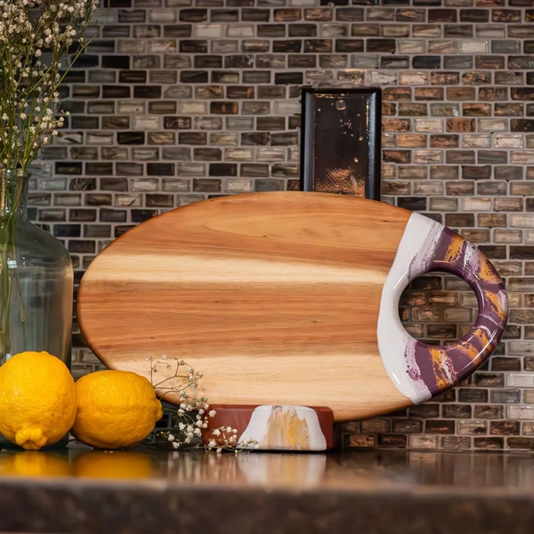 Made from Acacia Hardwood, each piece is unique as the wood's... from ASI 93986 Visions/Awardcraft