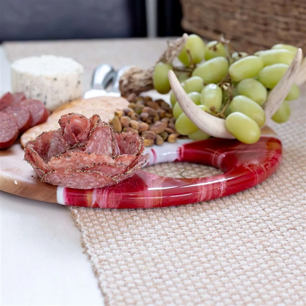 Made from Acacia wood, each piece is unique as the wood's... from ASI 93986 Visions/Awardcraft