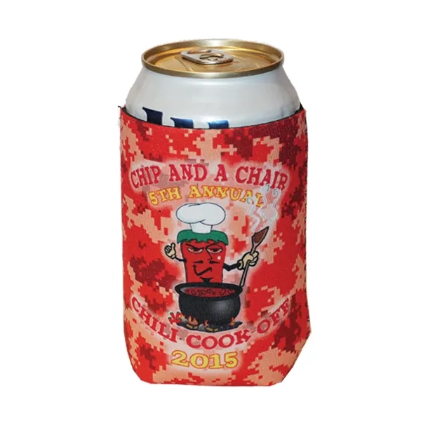 Digi Camo Full Color Dye Sublimated Elite Collapsible Neoprene Can Insulator.... from ASI 63009 J I T Manufacturing Inc / Just in Time J I T Manufacturing Inc JIT Promo