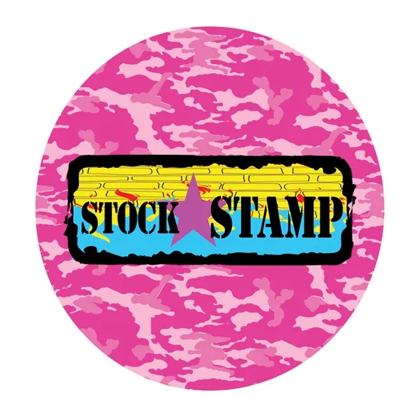 Urban Camo Full Color Dye Sublimated Premium Rubber 8" Round Shaped... from ASI 63009 J I T Manufacturing Inc / Just in Time JIT Promo