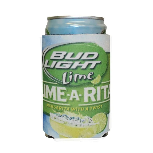 Premium Full Color Dye Sublimated Collapsible Foam 8oz Mini Slim Can... from ASI 63009 J I T Manufacturing Inc / Just in Time JIT Promo