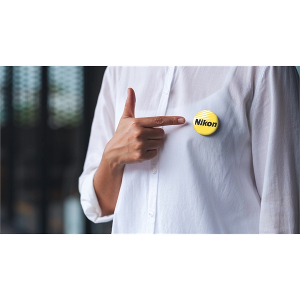 2" diameter custom full color offset printed button.... from ASI 30250 AZX Sport USA