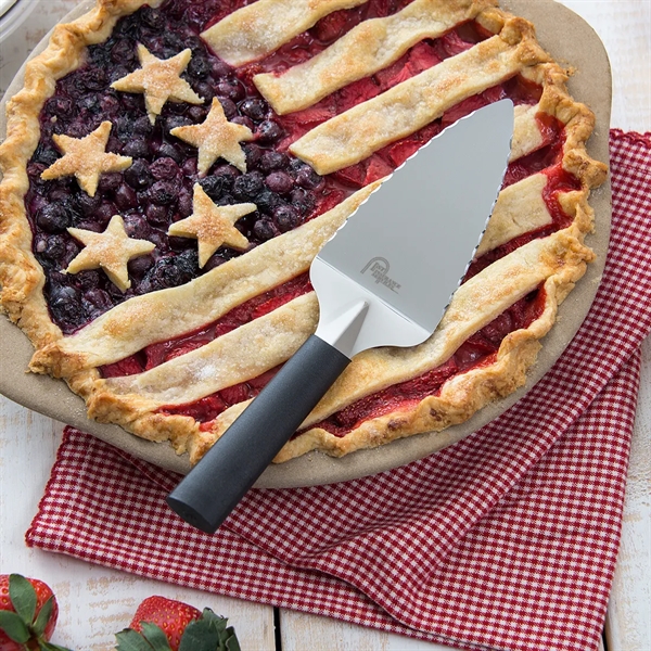 Serrated pie server, 4 1/8" x 2 3/8" triangle face.... from ASI 35560 American Made Cutlery / American Made Cutlery