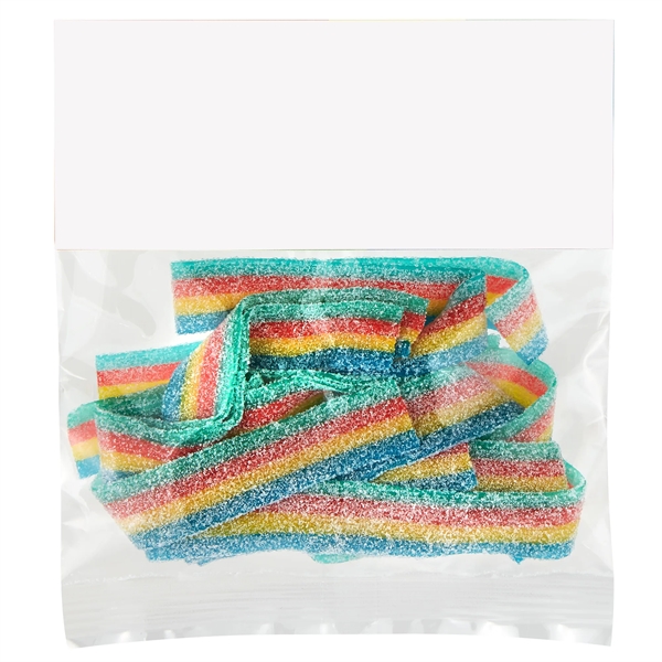 St. Patrick's Day Header Bag with Rainbow Sour Bites (2 oz).... from ASI 71685 Midnite Snax®
