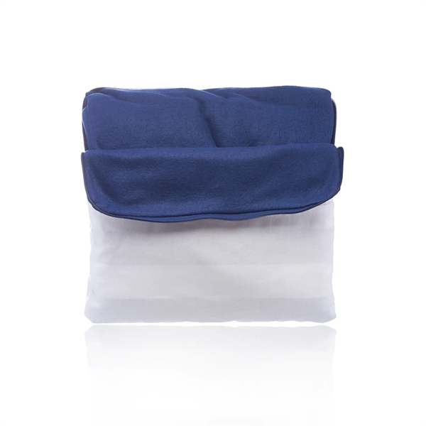 Travelmate 2-in-1 convertible pillow blanket  plus 1c1p silkscreen imprint.... from ASI 37218 Athena Promo (tm)