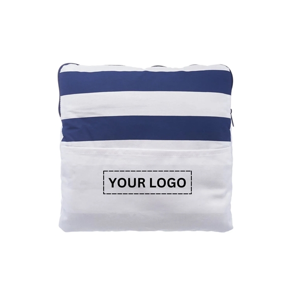 Travelmate 2-in-1 convertible pillow blanket  plus 1c1p silkscreen imprint.... from ASI 37218 Athena Promo (tm)